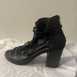 Baske Open To Ankle Bootie